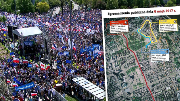Dzień Strażaka, Parada Schumana i Marsz Wolności. Sobota pod znakiem zgromadzeń 